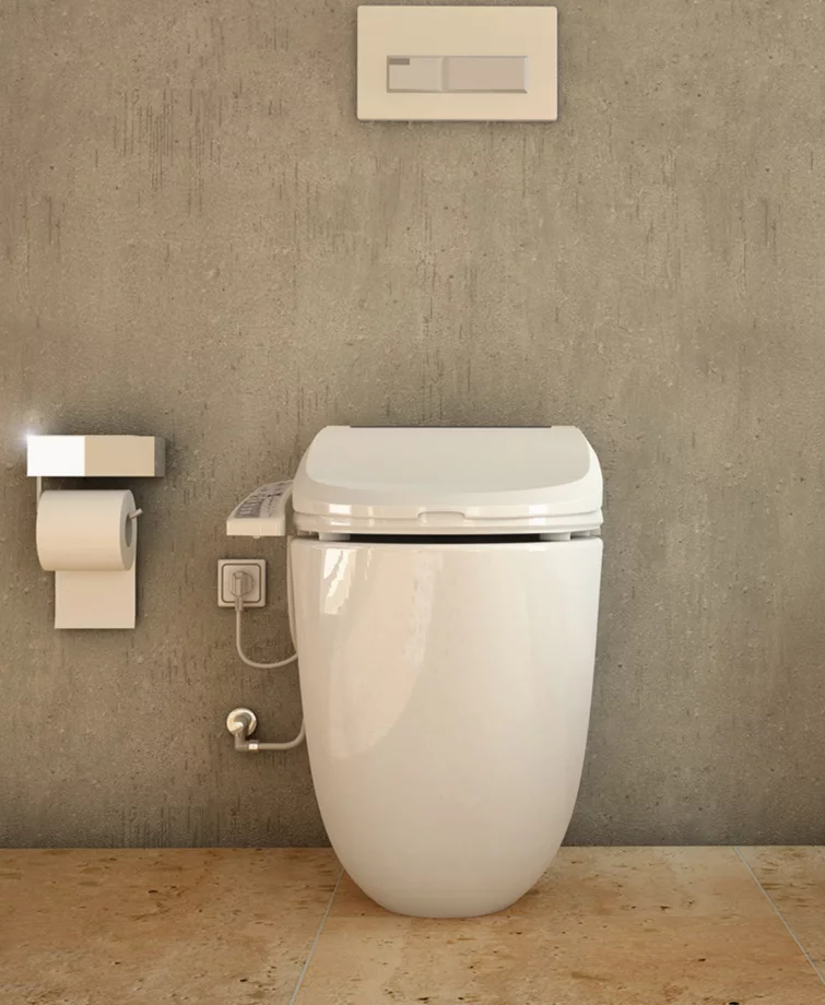 Abattant wc japonais - lavant non électrique]