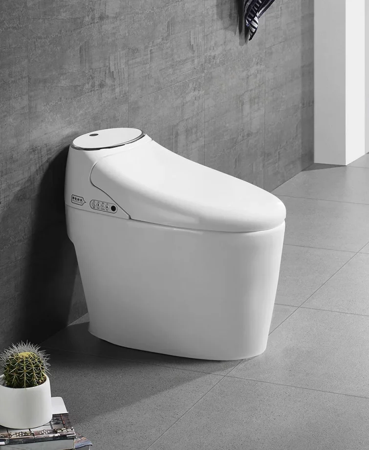 Puluomis Abattant japonais de toilettes Wc Automatique avec bidet Salle de  bain - Blanc